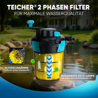 Komplettset (Filter/Pumpe/Schlauch) / 4.000 l/h