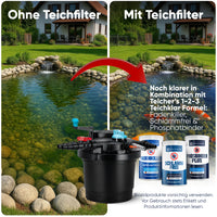 Komplettset (Filter/Pumpe/Schlauch) / 8.000 l/h