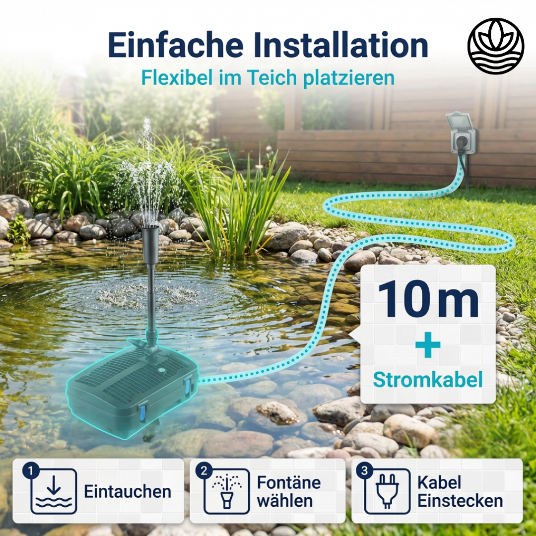 1000 l/h mit 9W UVC