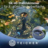 Teichskimmer SK40 – für saubere Teichoberflächen
