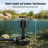 Teichskimmer SK40 – für saubere Teichoberflächen