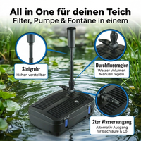2500 l/h mit 11W UVC