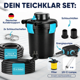 Komplettset (Filter/Pumpe/Schlauch) / 4.000 l/h