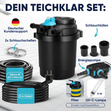 Komplettset (Filter/Pumpe/Schlauch) / 6.000 l/h