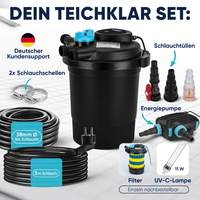 Komplettset (Filter/Pumpe/Schlauch) / 10.000 l/h