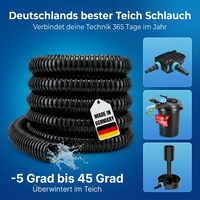 Teichschlauch flexibel & knickfest – UV-beständig - 5m Länge